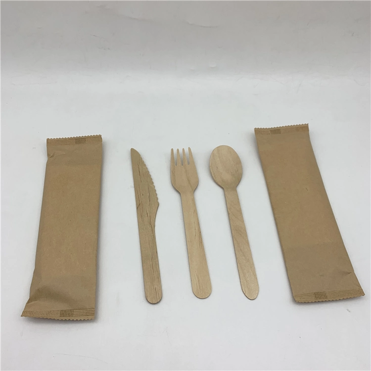 140mm Wooden Fork for Kids with Logo Printed