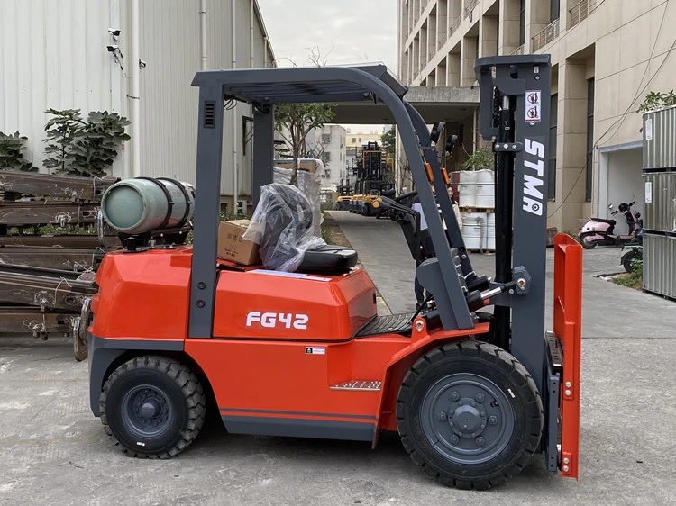 Stma Fork Lift 4t Gasoline Lift Truck with American Impco Conversion System