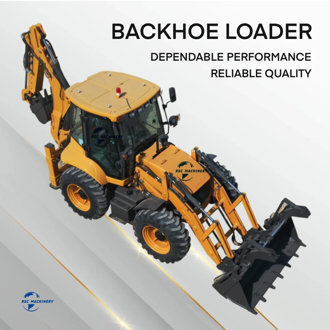 China Backhoe Loaders for Snow Removal and Landscaping Projects with CE/ISO Certified