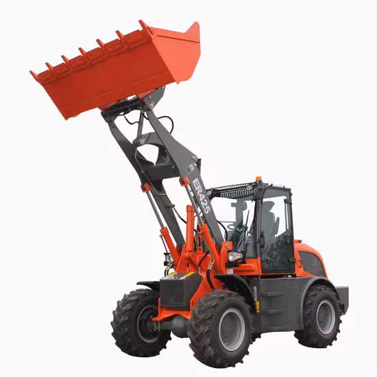 Cargadora de ruedas Everun Er425 con barredora con la ventaja de un buen precio