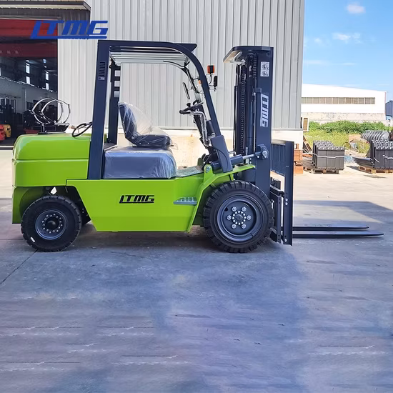 Carretilla elevadora LPG eléctrica Ltmg de 1,5 toneladas, 2 toneladas, 3 toneladas, 4 toneladas, 5 toneladas, 6 toneladas, 7 toneladas, 8 toneladas, 10 toneladas, carretilla elevadora diésel en stock