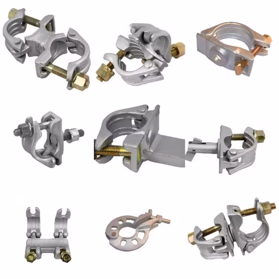 Sistema de andamio de manga de andamio giratorio, encofrado de aluminio, Hardware de construcción, sujetador de marco de construcción, acoplador Andamio de acero