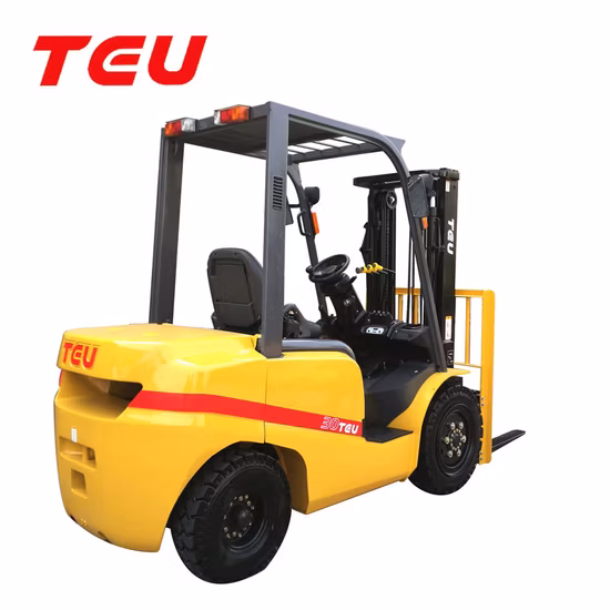 Carretilla elevadora diesel hidráulica automática 3t de China Teu