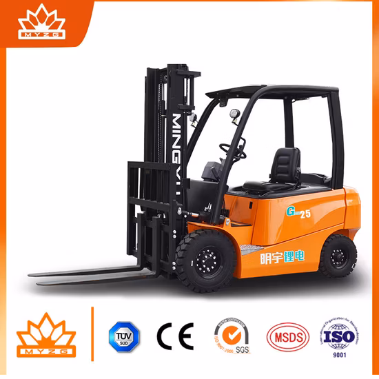 Toyota/Hangcha/Komatsu/Heli/Tcm/Hyster 2/3/3.5/5 Ton 3/4.5/6m Diesel 4X4 Mini Carretilla elevadora eléctrica LPG con accesorio