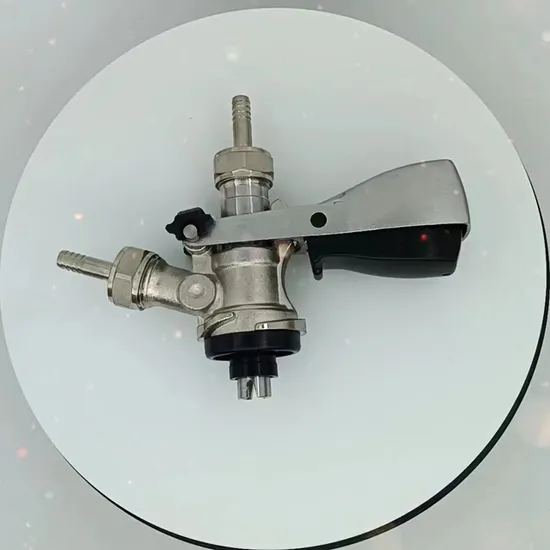 Dispensador de cerveza Homebrew Keg Coupler (tipo D con válvula de alivio)