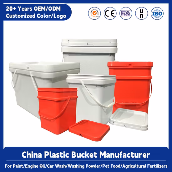 Cubo Plástico Blanco Redondo 4L