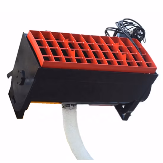 Maquinaria de construcción Cargador de ruedas/cargador de dirección deslizante/excavadora/accesorios de retroexcavadora Power Rastrillo