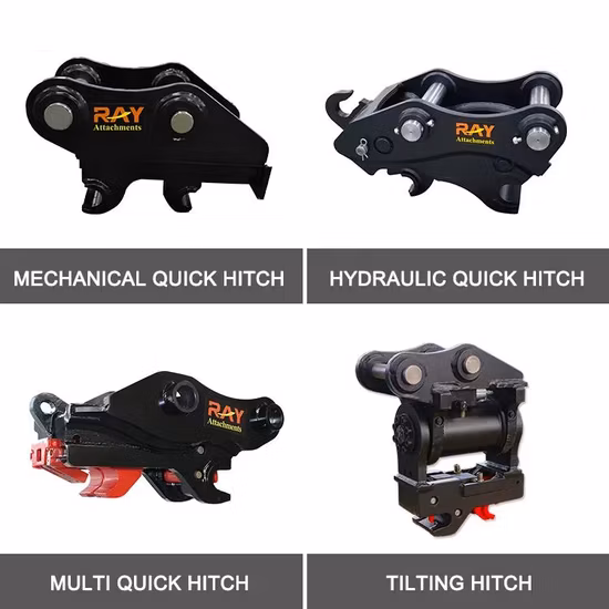 Acoplamiento rápido para accesorios de excavadora Kubota K008-3 con cucharón